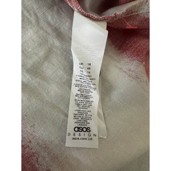 ASOS DESIGN Curve slash neck button down waistcoat maxi dress in stripe 14 New - Picture 6 of 14